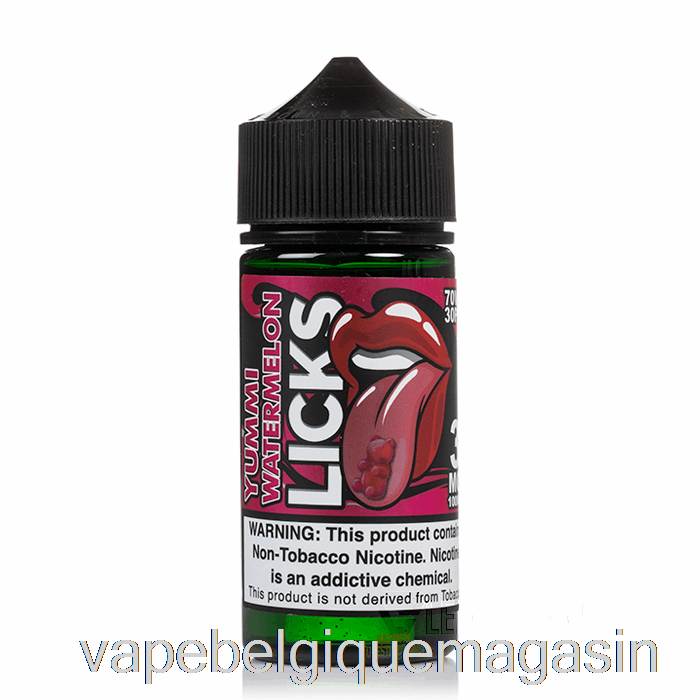 Vape Belgique Yummi Punch à La Pastèque - Licks Roll Upz - 100ml 0mg